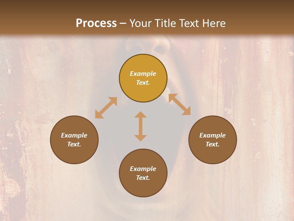 Rust Screaming Male PowerPoint Template