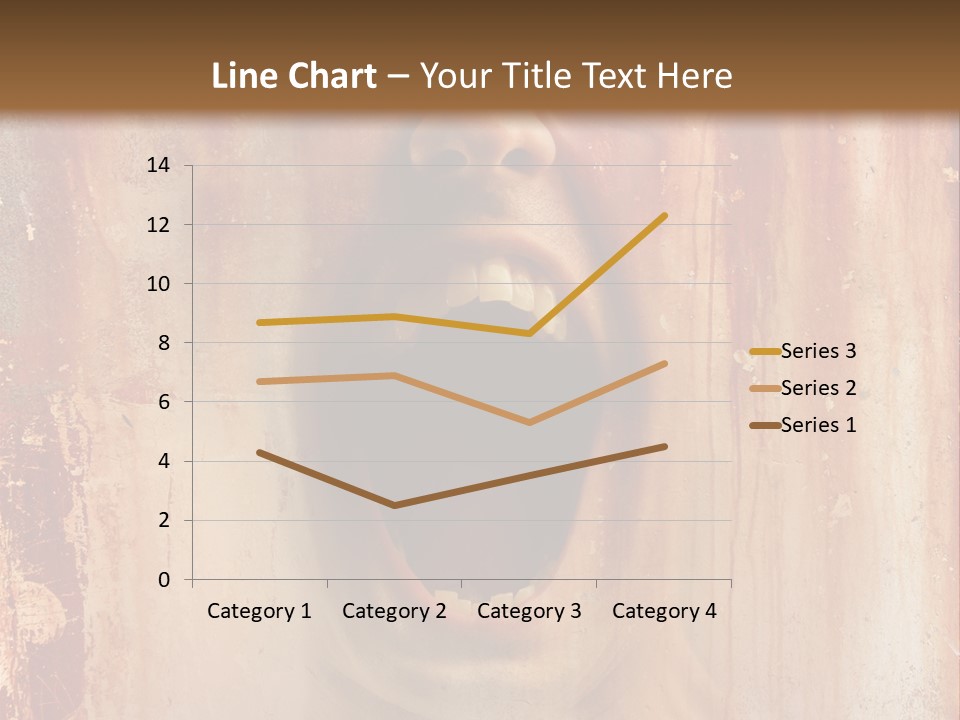 Rust Screaming Male PowerPoint Template