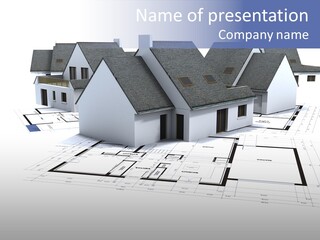 Roller Architect Building PowerPoint Template