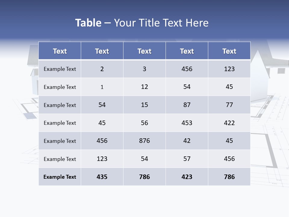 Roller Architect Building PowerPoint Template