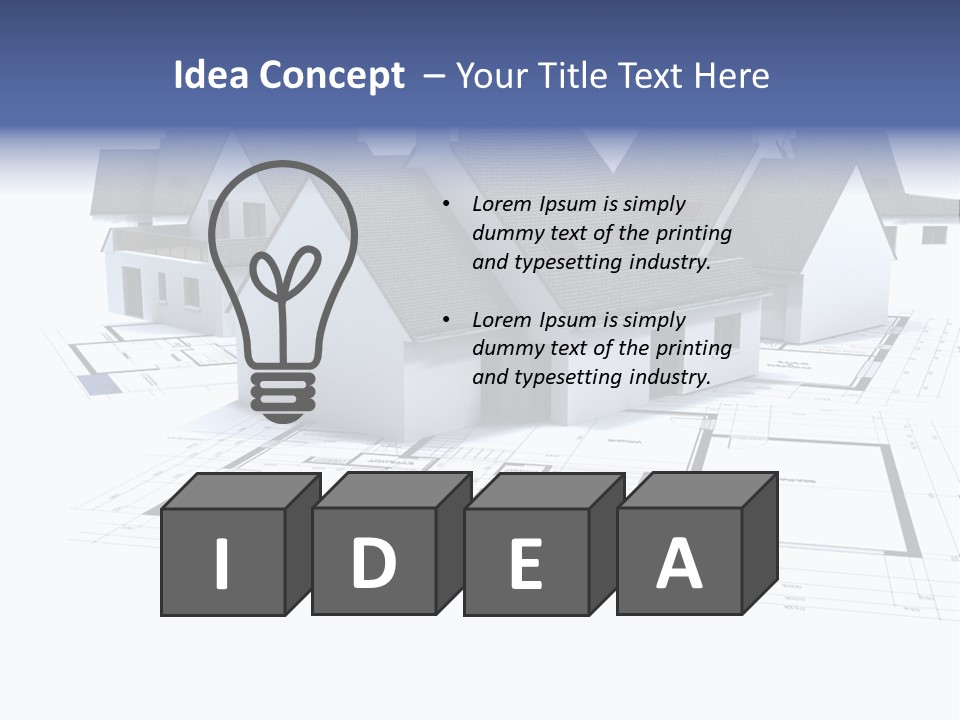 Roller Architect Building PowerPoint Template