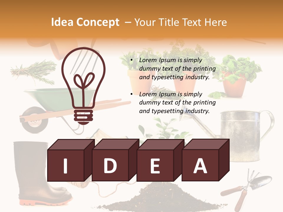 Beginning Concept Idea PowerPoint Template