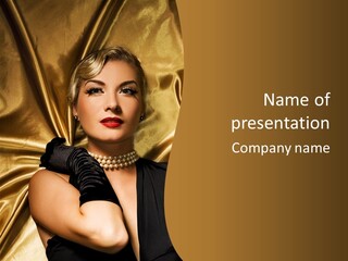 People Vintage Luxury PowerPoint Template