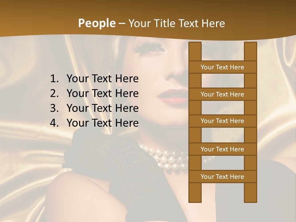 People Vintage Luxury PowerPoint Template