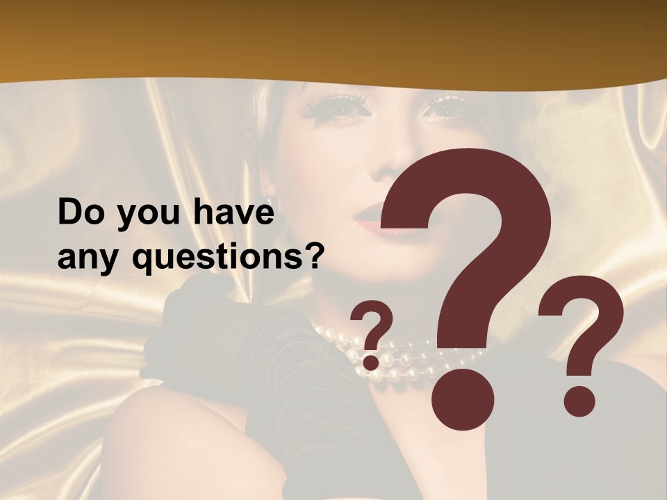 People Vintage Luxury PowerPoint Template