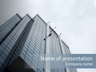 Tall Rappel Growth PowerPoint Template