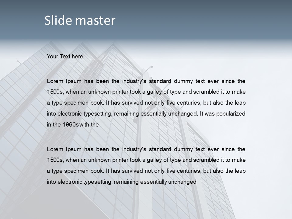 Tall Rappel Growth PowerPoint Template