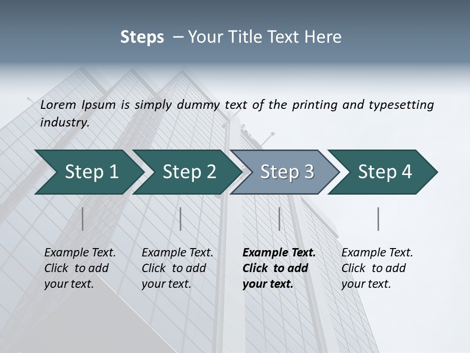 Tall Rappel Growth PowerPoint Template