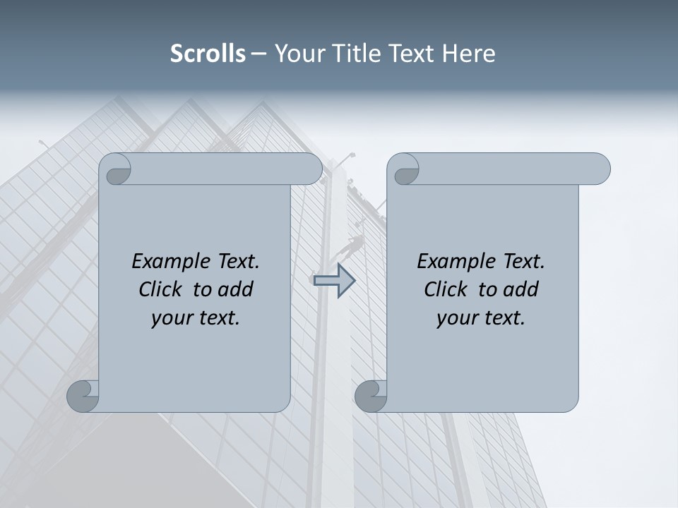 Tall Rappel Growth PowerPoint Template