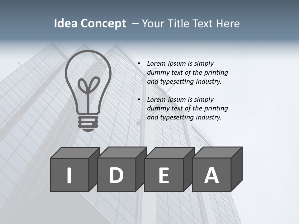 Tall Rappel Growth PowerPoint Template