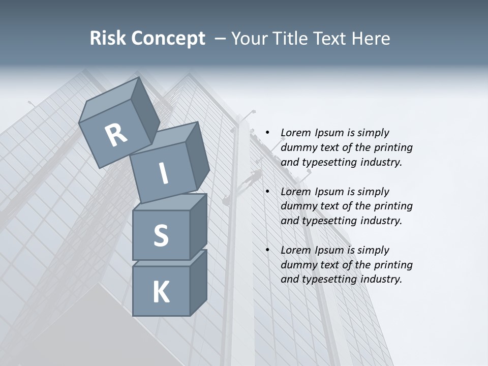 Tall Rappel Growth PowerPoint Template