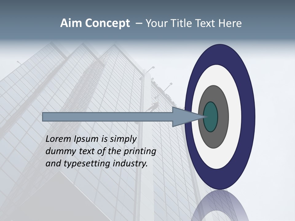Tall Rappel Growth PowerPoint Template