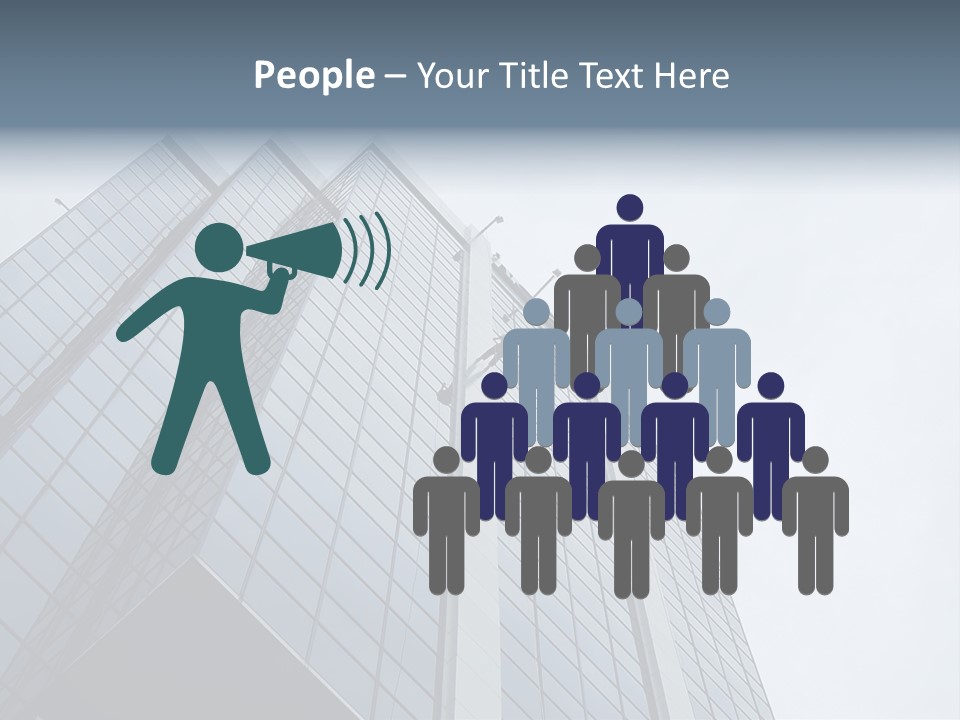 Tall Rappel Growth PowerPoint Template