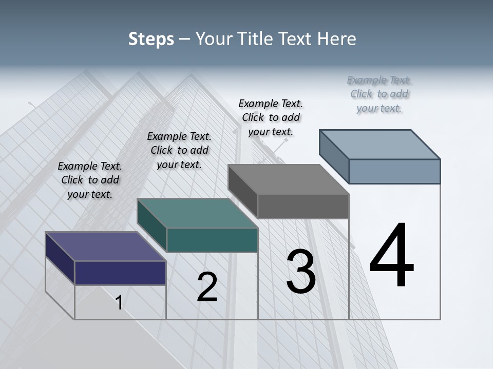 Tall Rappel Growth PowerPoint Template
