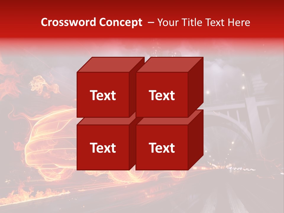 Creativity Sky Street PowerPoint Template