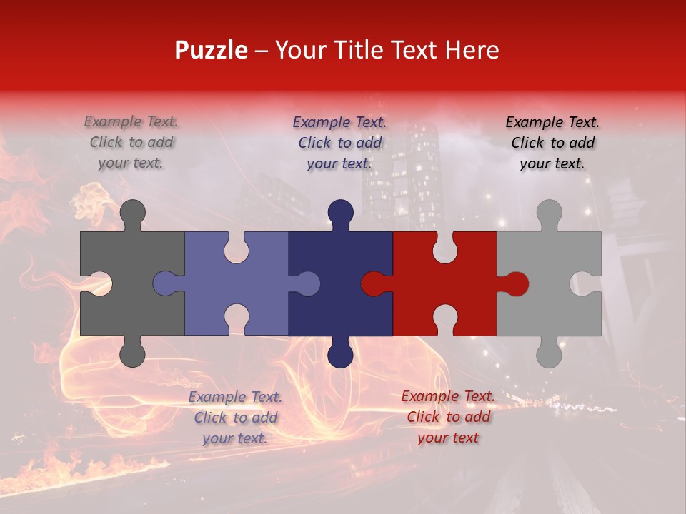 Creativity Sky Street PowerPoint Template