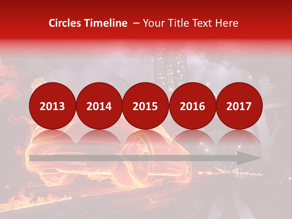 Creativity Sky Street PowerPoint Template