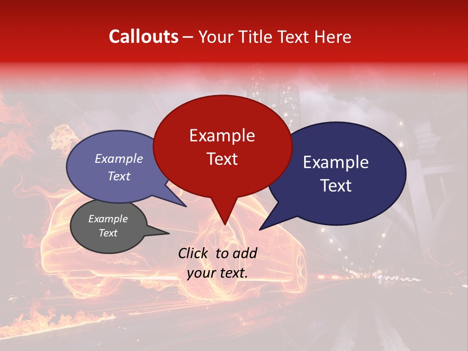 Creativity Sky Street PowerPoint Template