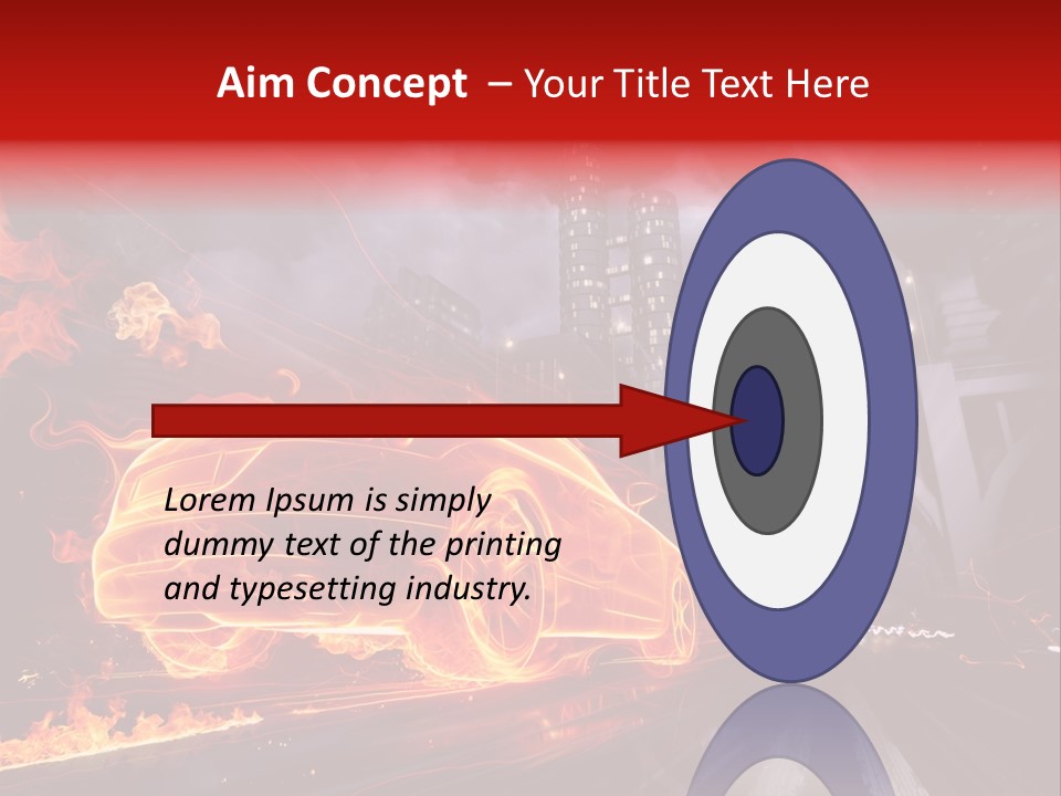 Creativity Sky Street PowerPoint Template