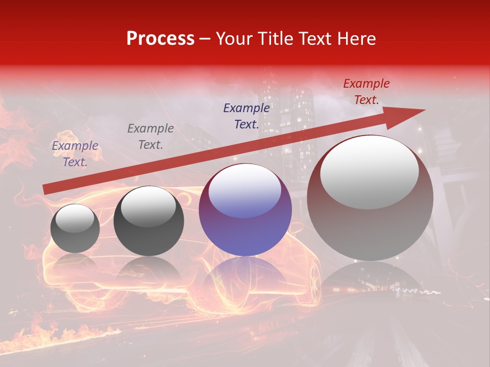 Creativity Sky Street PowerPoint Template