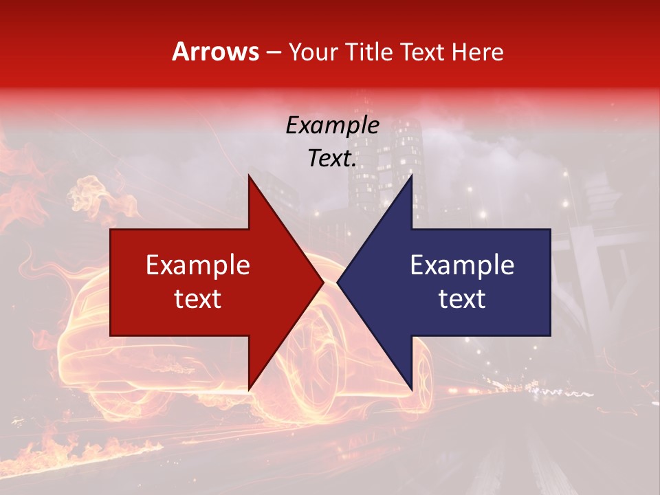 Creativity Sky Street PowerPoint Template