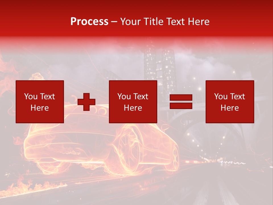 Creativity Sky Street PowerPoint Template