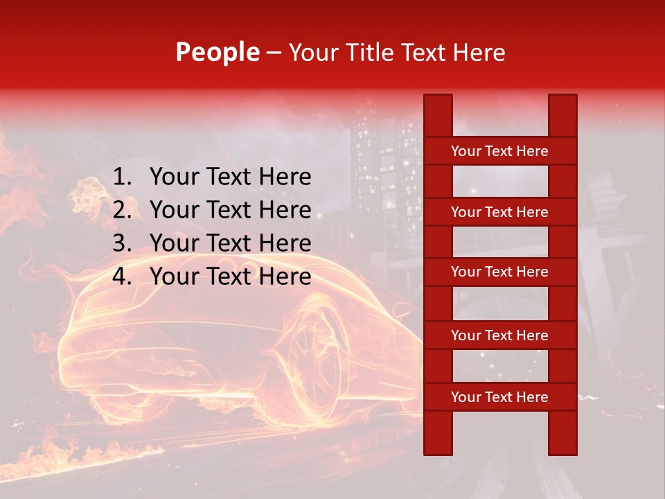 Creativity Sky Street PowerPoint Template