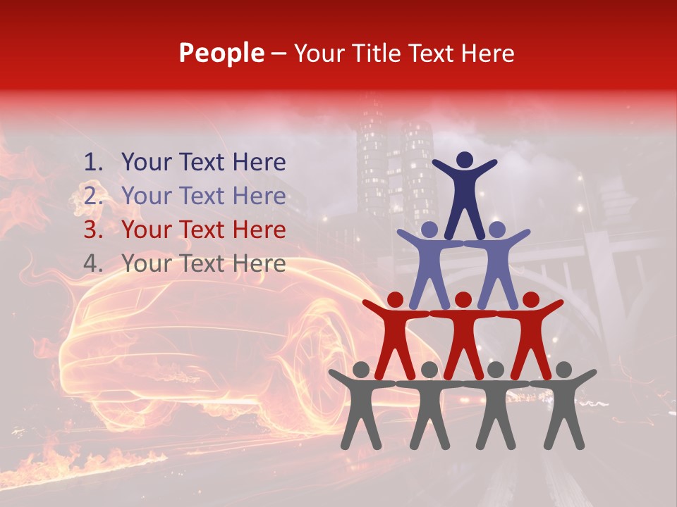 Creativity Sky Street PowerPoint Template