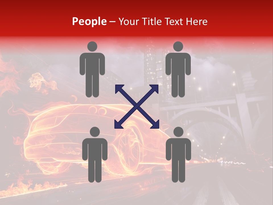 Creativity Sky Street PowerPoint Template