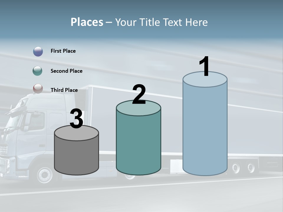 Trailer Trucking Warehouse PowerPoint Template
