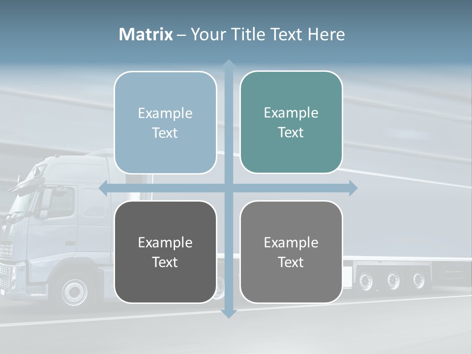 Trailer Trucking Warehouse PowerPoint Template
