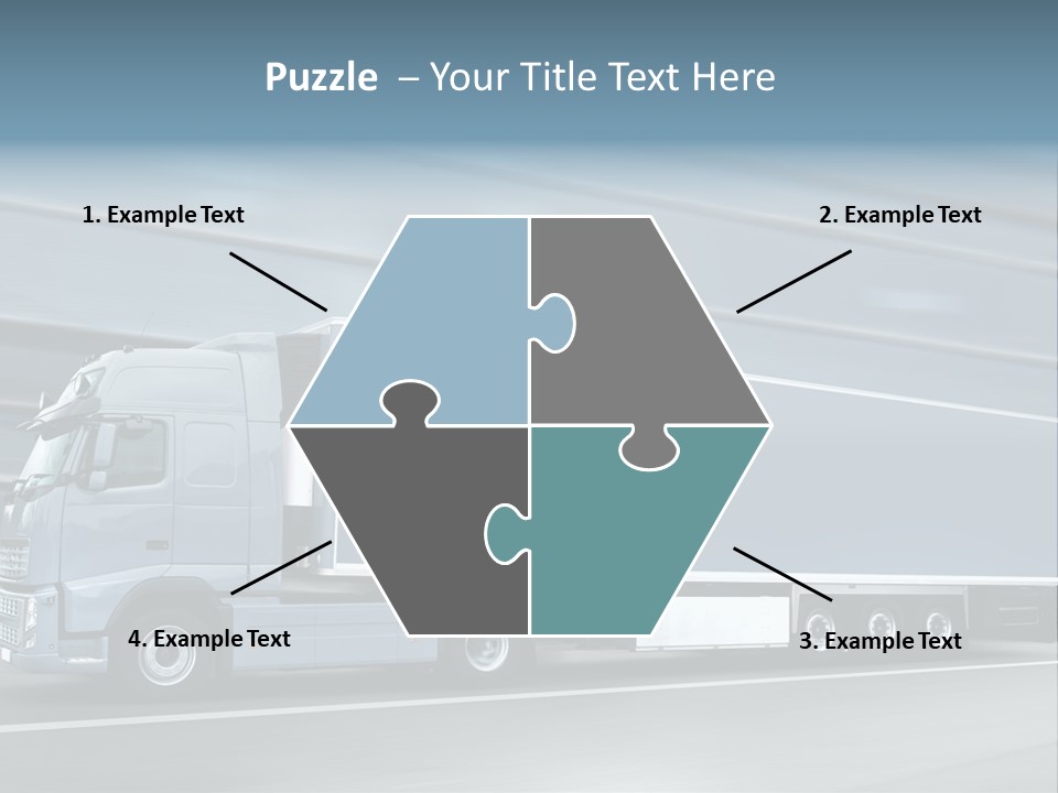 Trailer Trucking Warehouse PowerPoint Template