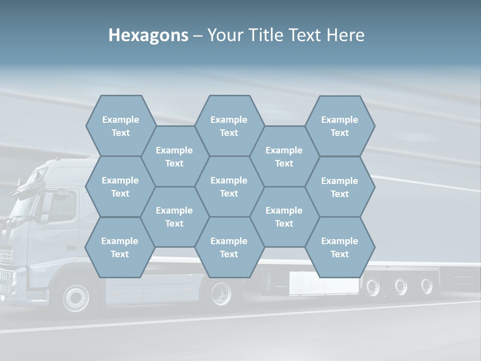 Trailer Trucking Warehouse PowerPoint Template