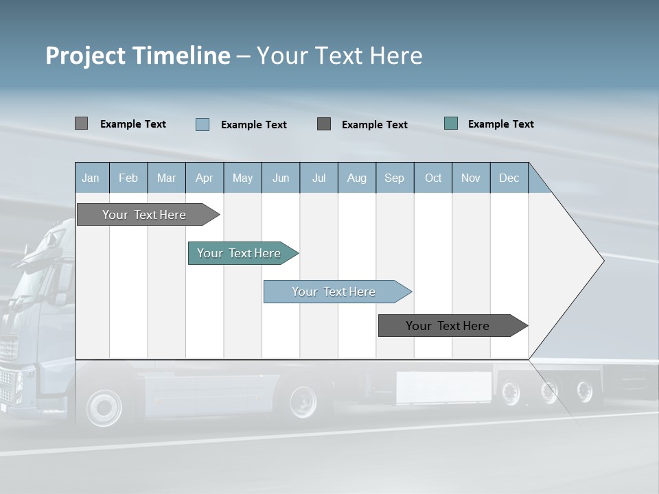 Trailer Trucking Warehouse PowerPoint Template