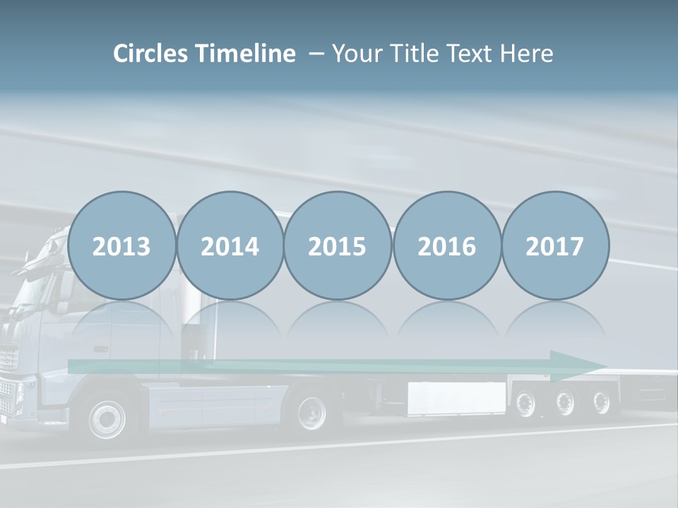 Trailer Trucking Warehouse PowerPoint Template