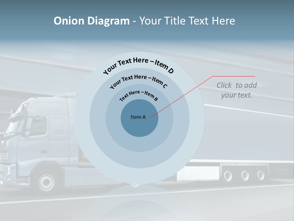 Trailer Trucking Warehouse PowerPoint Template