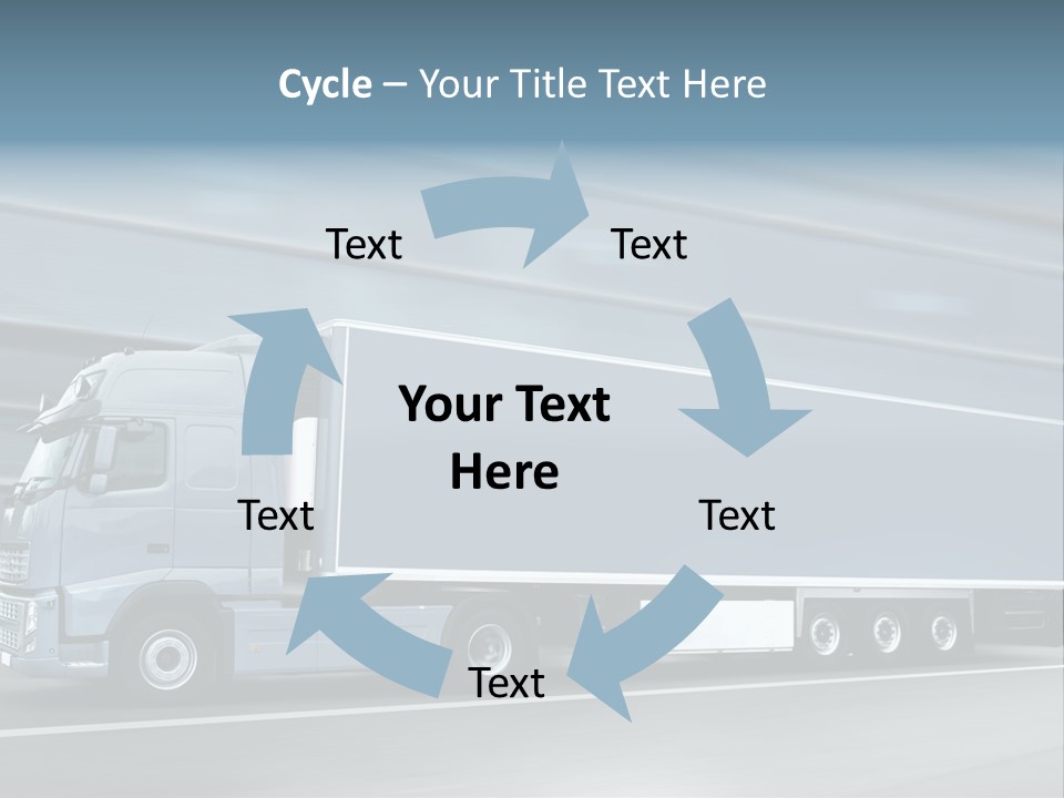 Trailer Trucking Warehouse PowerPoint Template