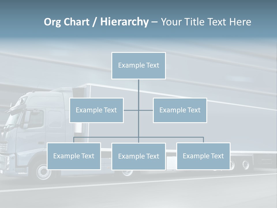Trailer Trucking Warehouse PowerPoint Template