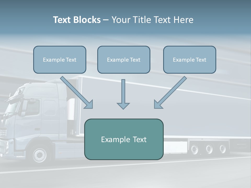 Trailer Trucking Warehouse PowerPoint Template