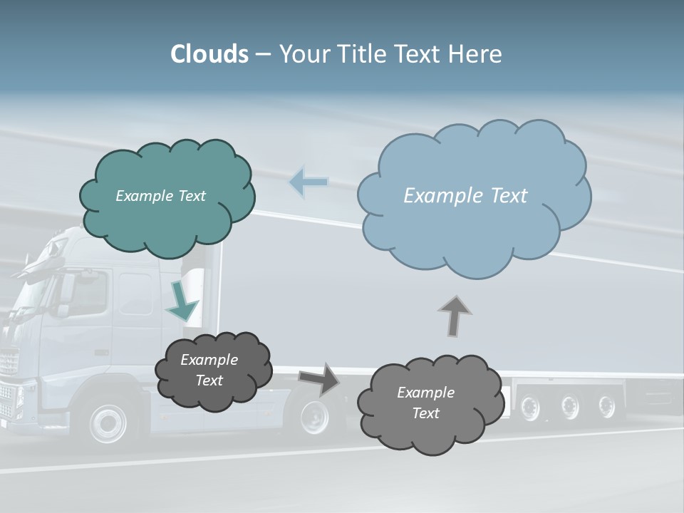 Trailer Trucking Warehouse PowerPoint Template