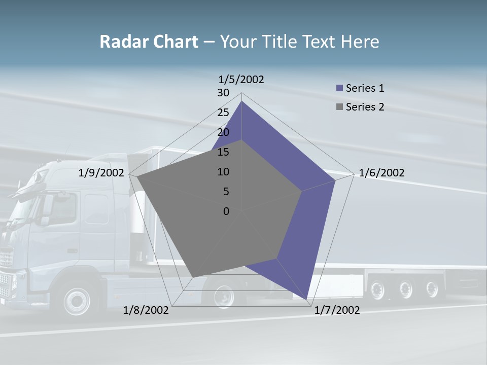 Trailer Trucking Warehouse PowerPoint Template