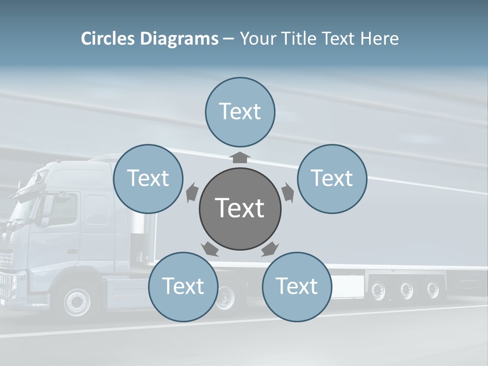 Trailer Trucking Warehouse PowerPoint Template