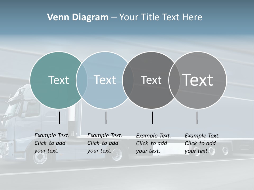 Trailer Trucking Warehouse PowerPoint Template