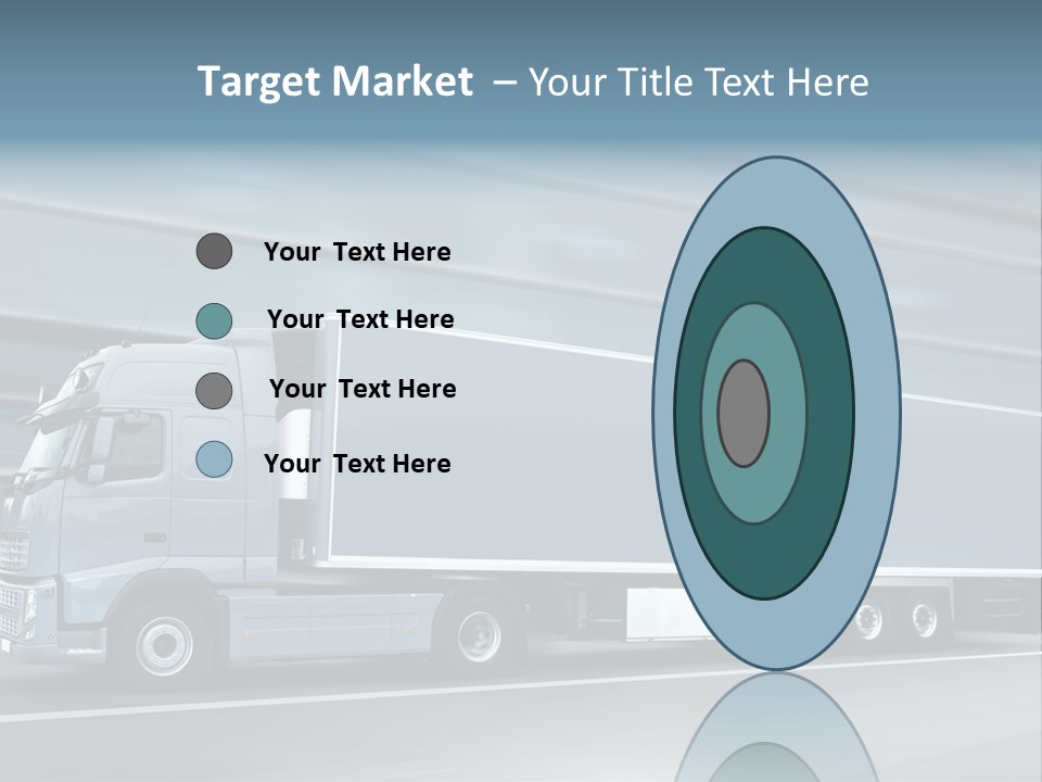 Trailer Trucking Warehouse PowerPoint Template
