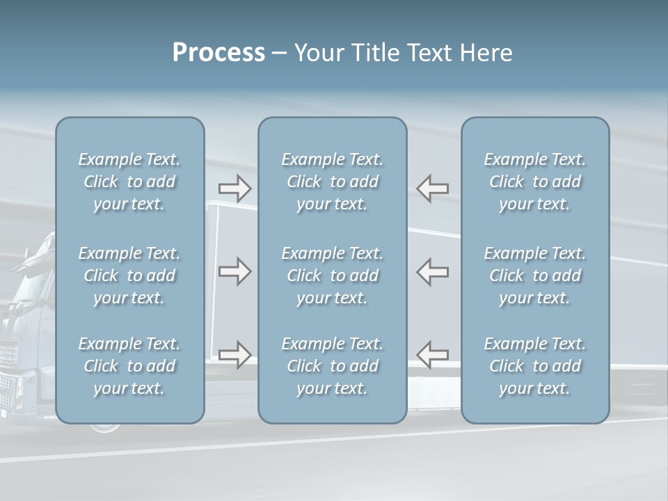 Trailer Trucking Warehouse PowerPoint Template