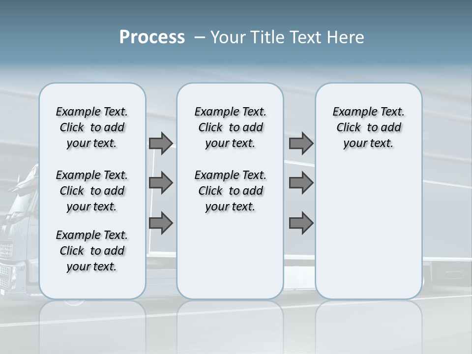 Trailer Trucking Warehouse PowerPoint Template