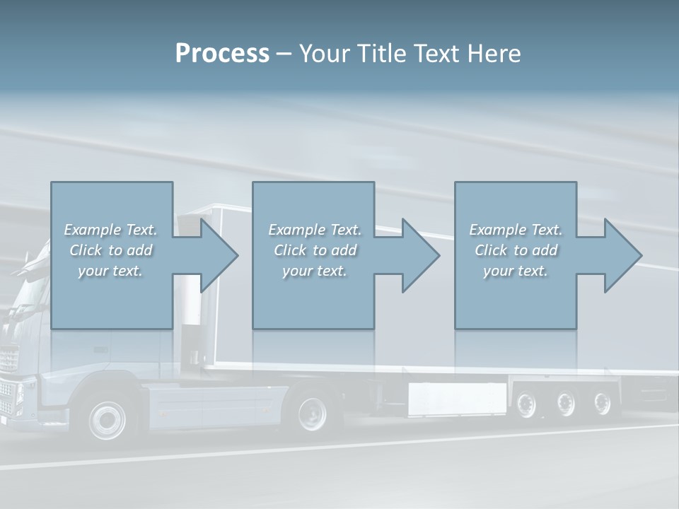 Trailer Trucking Warehouse PowerPoint Template
