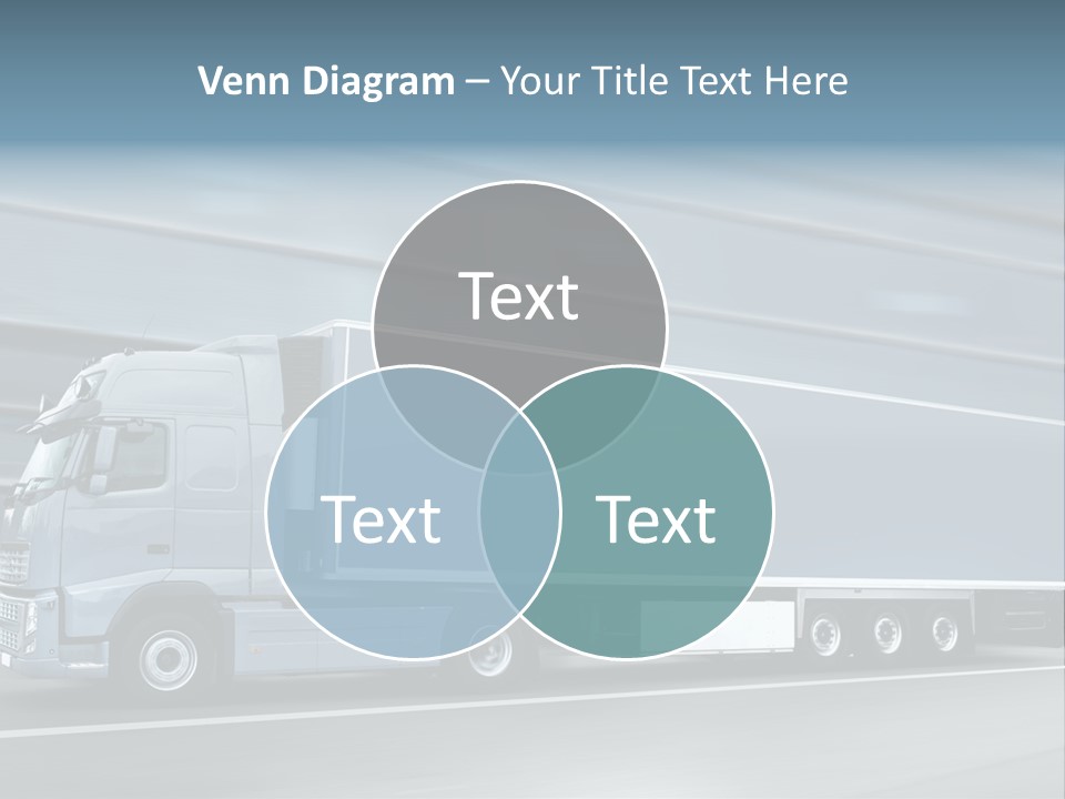 Trailer Trucking Warehouse PowerPoint Template