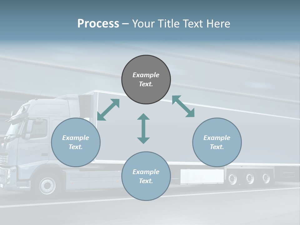 Trailer Trucking Warehouse PowerPoint Template
