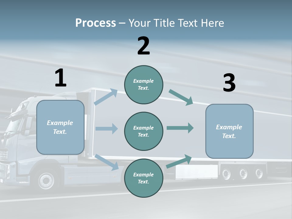 Trailer Trucking Warehouse PowerPoint Template